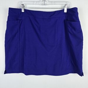 Adidas Women's Royal Blue Golf Skirt Size XL